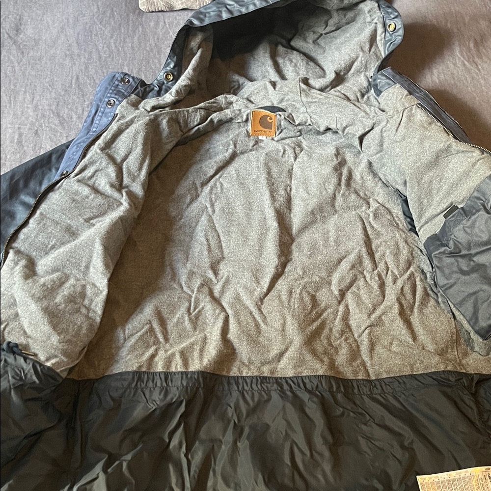 Carhartt Waxed Roy Jacket - Navy Blue - Picture 3 of 7